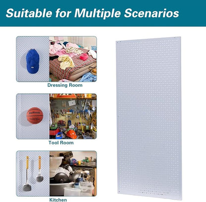 Pegboard Rack Garage Storage Steel Horizontal PegBoard Pack, Steel Pegboard - Image 7