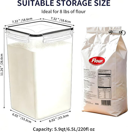 2 Pack Airtight Food Storage Containers - Image 2