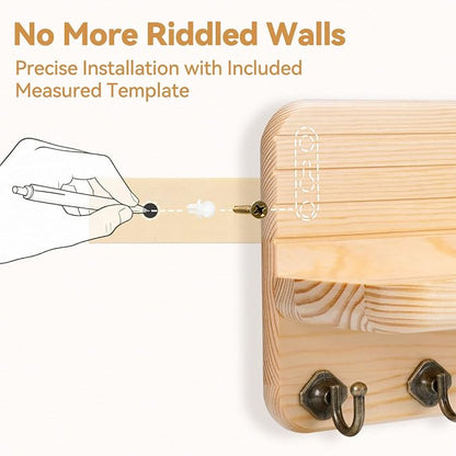 Key Holder for Wall, Mail Organizer Wall Mount - Image 4