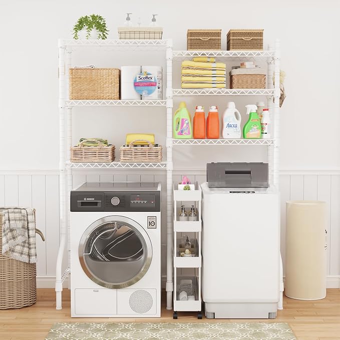 U15 Over Washer and Dryer Storage Shelves, Laundry Above Washer Dryer Storage - Image 4