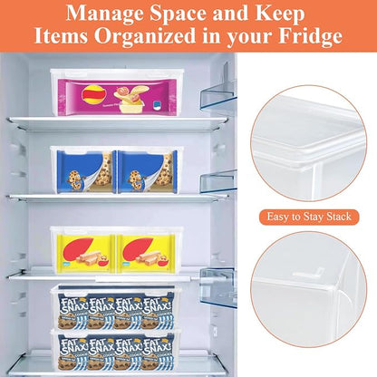 2Pcs Refrigerator Organizers and Storage, PP Freezer Organizer Bins - Image 4
