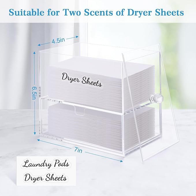JYPS 1+1 Acrylic Dryer Sheet Holder - Image 2