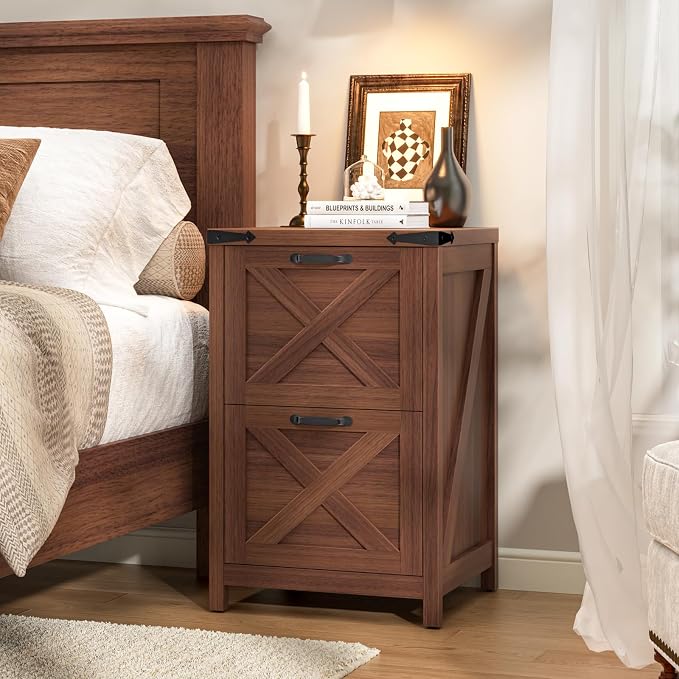 Halitaa Small Farmhouse File Cabinet - Image 8