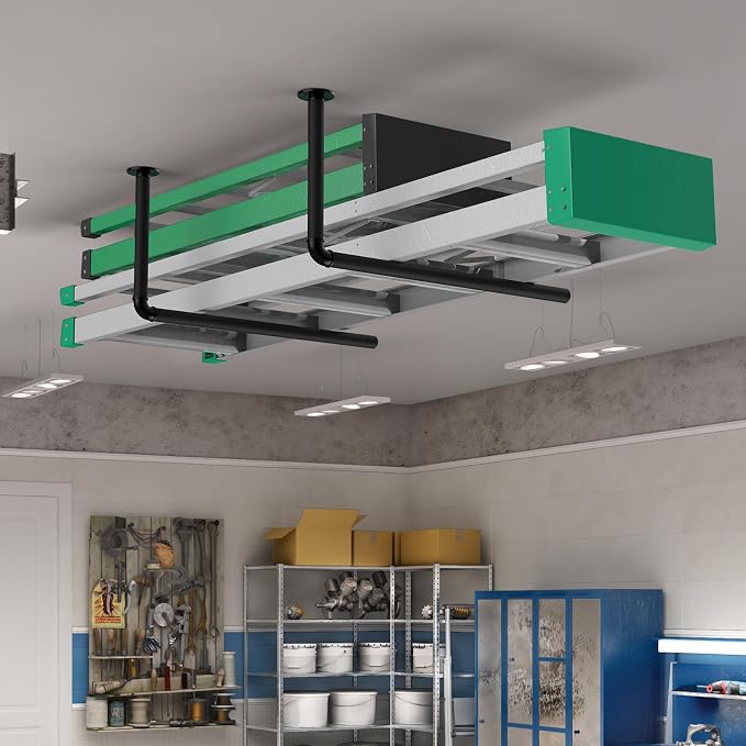 Surfboard Wall Mount or Ceiling Rack, Heavy-Duty Overhead Garage Storage Rack - Image 6