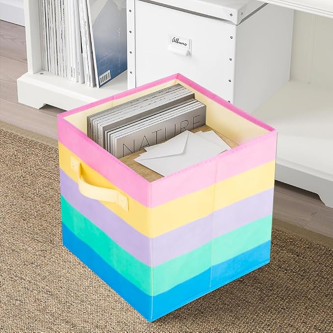 ShellKingdom Storage Bins, Foldable Fabric Storage Cubes And Cloth Storage - Image 7