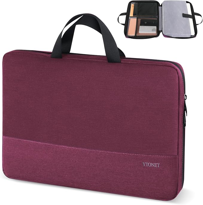 Ytonet Laptop Case 15.6 Inch, TSA Laptop Sleeve Cover by YTONET