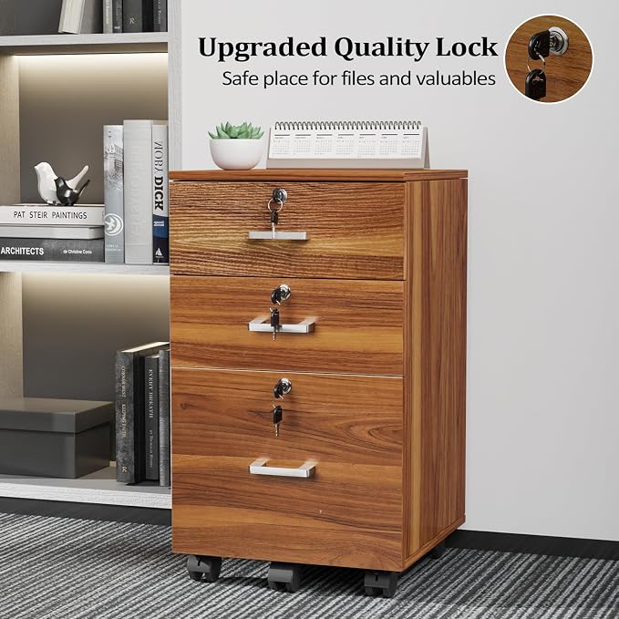VINGLI 3-Drawer File Cabinet - Image 5