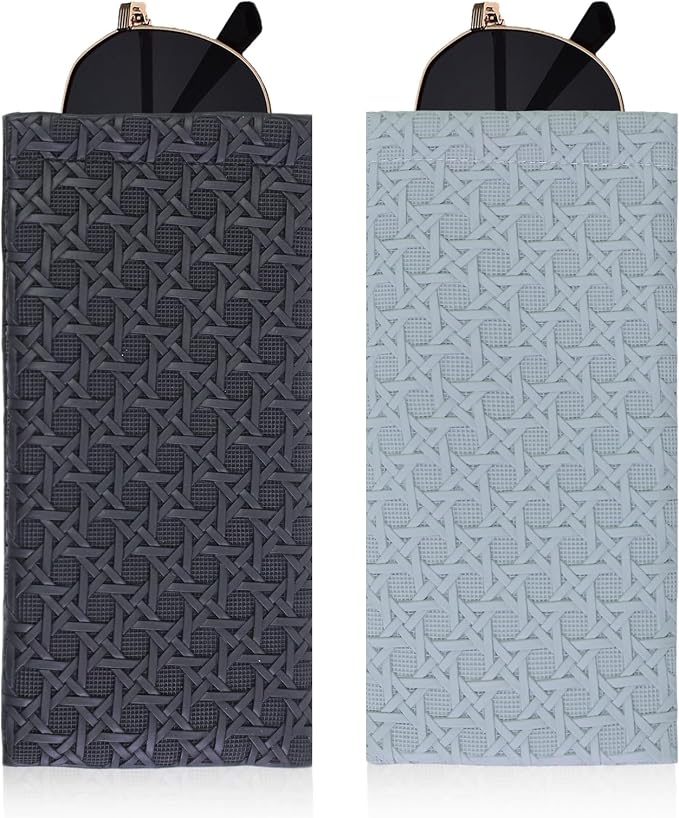Double Eyeglass Case Soft Dual Glasses Case by FLYINGMAGE