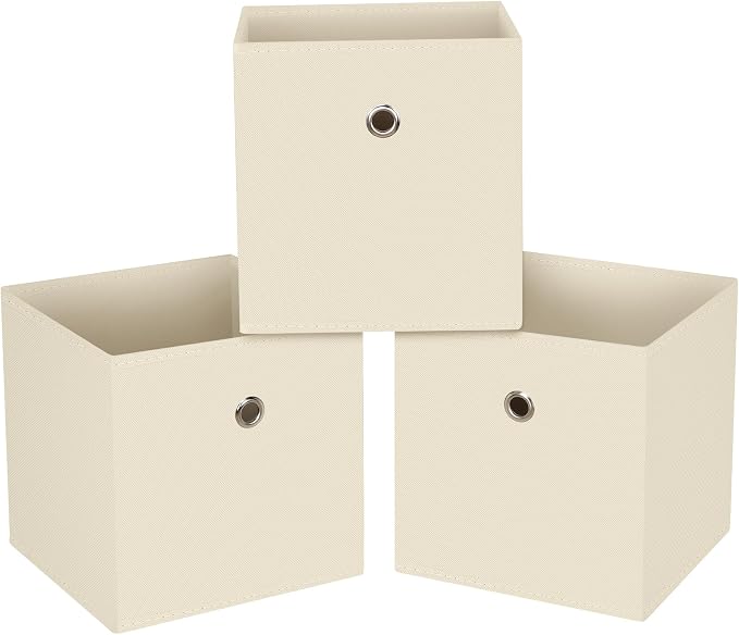 13x13x13 storage cube bins, collapsible fabric storage cubes Decorative storage by NieEnjoy