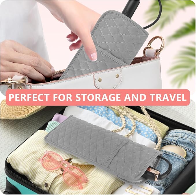 Heat Resistant Hair Tools Organizer Bag Portable Travel Storage Cover Pouch - Image 6