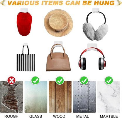Headphone Wall Hangers Adhesive Gaming Headset Holder Hooks - Image 4