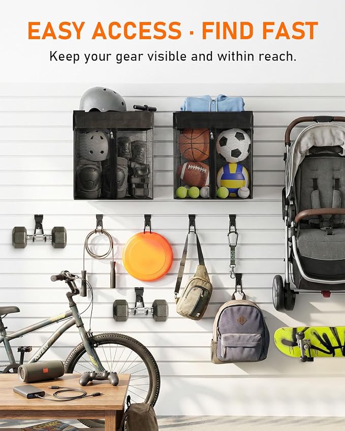 8 Pcs Slatwall Baskets Kit, Slatwall Accessories - Image 8