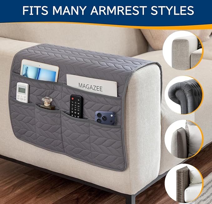 Remote Control Holder for Armchair, Couch Caddy Organizer TV Remote Holder for - Image 5