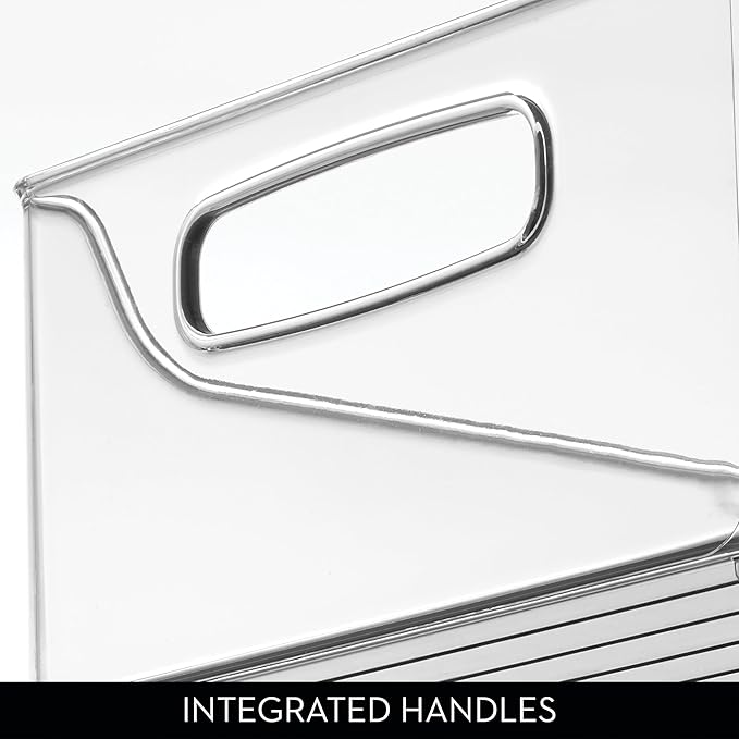 iDesign Stackable Clear Plastic Storage Bin, - Image 5