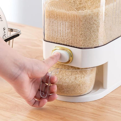 Sooyee Clear Rice Dispenser 11Lb - Image 6