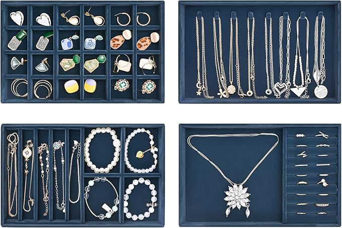 ProCase Stackable Jewelry Organizer Trays by ProCase