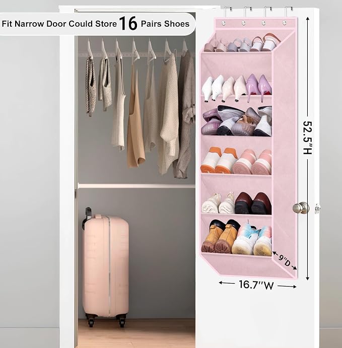 SLEEPING LAMB Over The Door Shoe Rack - Image 2