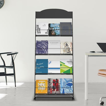 Floor-Standing Magazine Rack 4-Layer - Image 6
