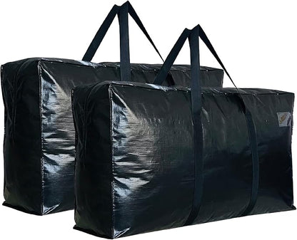 Extra Large Storage Bags, Jumbo Moving Tent Storage Bags, Foldable Big Black by HaoHakka