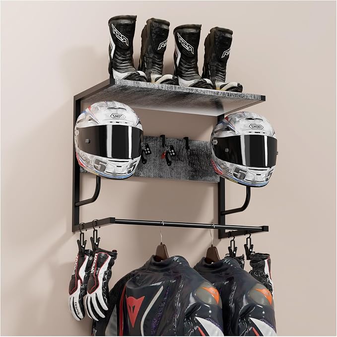 Motorcycle Helmet Holder Wall Mounted, Helmet Holder Wall Mount by OMISRUIS