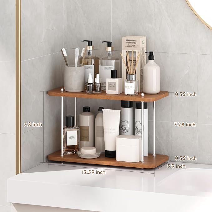 Bathroom Counter Organizer, Spices Organizer, Kitchen Countertop Organizer - Image 2