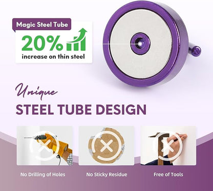 Neosmuk Magnetic Hooks Steel Tube Design - Image 2