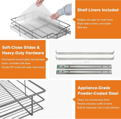 ALINE FURNITURE Pull Out Shelves - Image 5