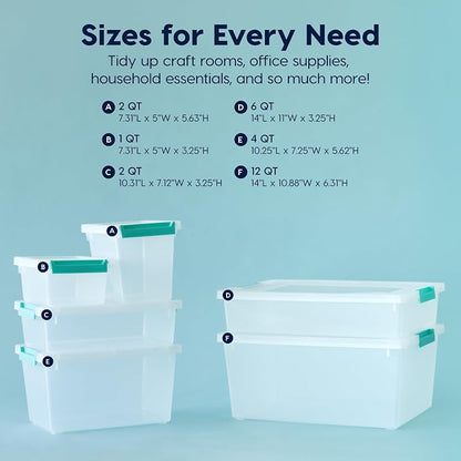IRIS USA 1 Qt. Craft Storage Bins - Image 4