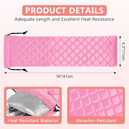 AMIJEAL Heat Resistant Hair Tools Organizer Bag Portable Travel Drawstring - Image 3
