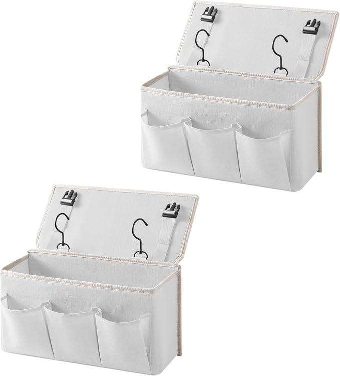 Bedside Caddy / Bedside Storage Organizer Hanging Bag by Someteth