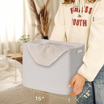 15×13 Inch Storage Cubes, 3 Pack Cube Storage Bins - Image 6