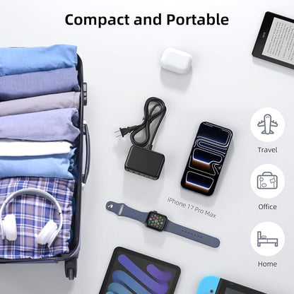 6 in 1 USB Charger, 50% Smaller Charging Station - Image 5