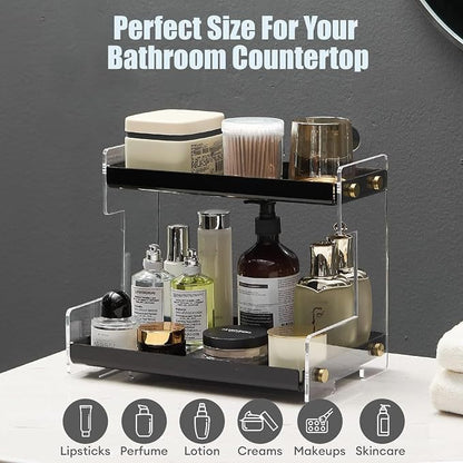 NEWRAIN 2-Tier Bathroom Organizer Countertop - Image 2