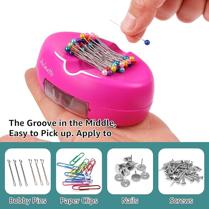 Arcimatto Magnetic Pin Holder, Strong Magnet Pincushion - Image 3