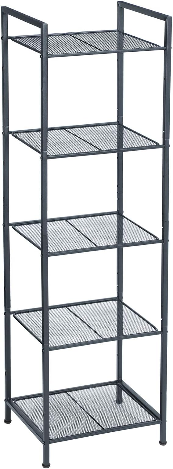 SONGMICS 5-Tier Storage Rack, Bathroom Shelf, Extendable Plant Stand by Unknown