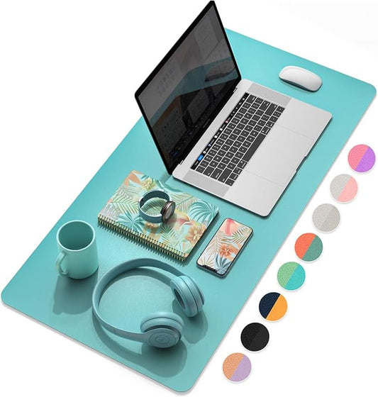 YSAGi Desk Pad, Desk Mat, 31.5" x 15.7" Laptop Leather Desk Pad Protector by YSAGi