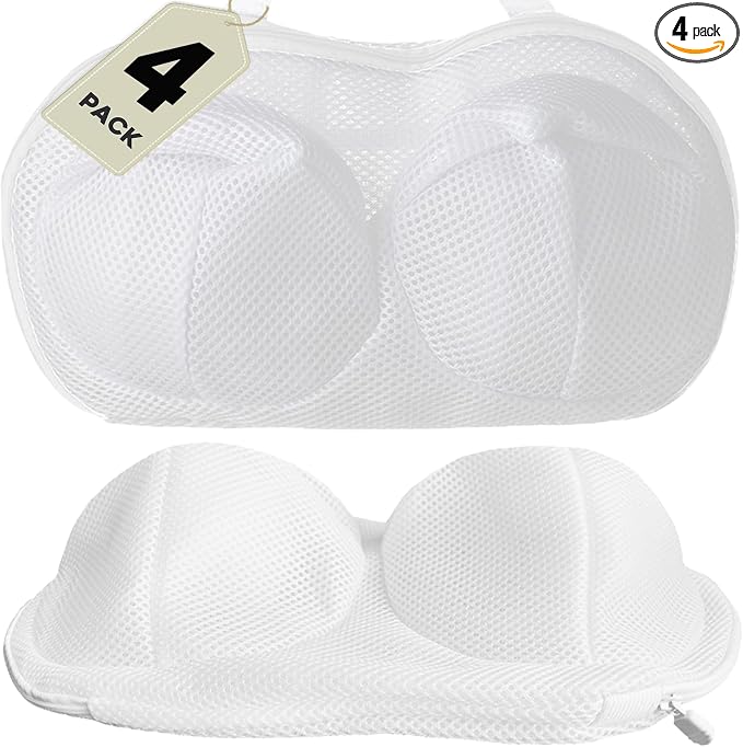 Large Bra Laundry Bags for Washing Machine, Fits All Cups Anti Deformation Bra by MCHKJ