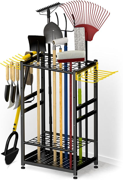 Garden Tool Organizer, Up 48 Long Handle Tool, Garage Storage and Organization by BlumeTrec