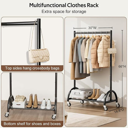MISSLO Heavy Duty Clothing Rack - Image 5