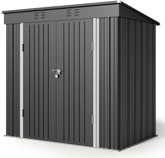 Gizoon 6' x 4' Outdoor Storage Shed - Image 9