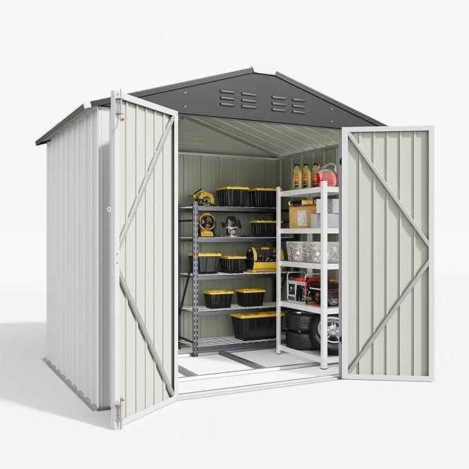 Patiowell 6x4 FT Outdoor Storage Shed - Image 6