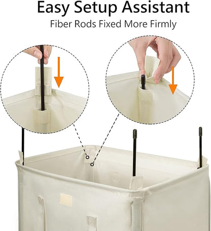 WOWLIVE 100L Laundry Hamper - Image 7