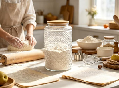 Prettidecor 1 Gallon Large Airtight Glass Storage Jars - Image 5
