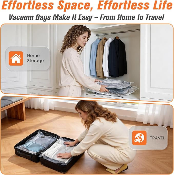 15 Pack Vacuum Storage Bags for Travel - Image 9