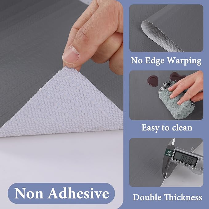 Drawer and Shelf Liner for Kitchen Cabinet: 23in X 20 Ft Non Slip Waterproof - Image 3