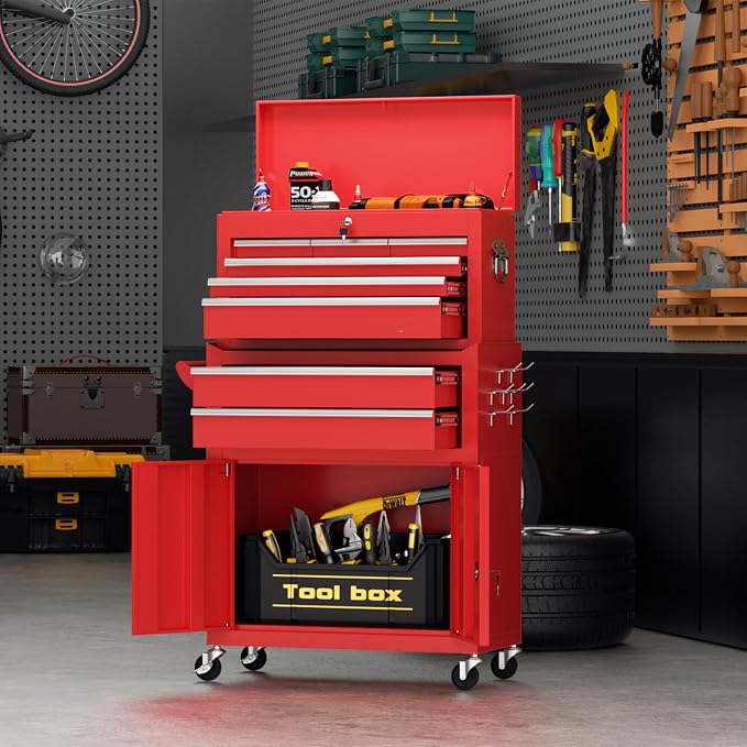 8-Drawer Rolling Tool Chest - Image 2