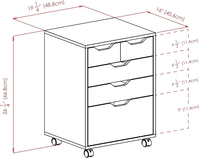 Winsome Halifax Mobile Storage Cabinet - Image 3