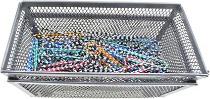 HAHIYO Stackable Mesh Tray Cup 6 x 3 x 2 inches Sturdy Container - Image 4