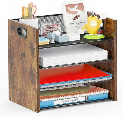 Wood Desk Organizer by BOERSHUN