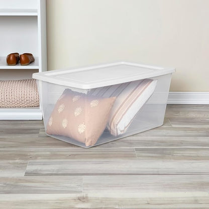 Sterilite 16 Pack Storage Box, 90 Quart Stackable Tote - Image 4